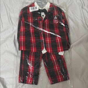 Disney Baby Mickey Mouse Christmas Plaid Set
Size 12-18